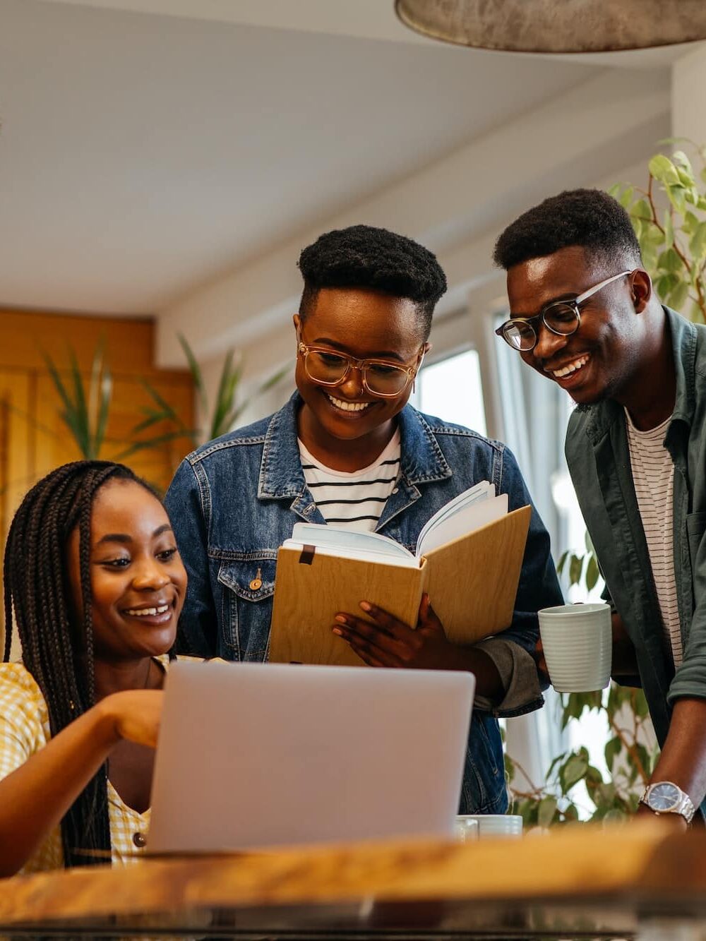 Young business people in office